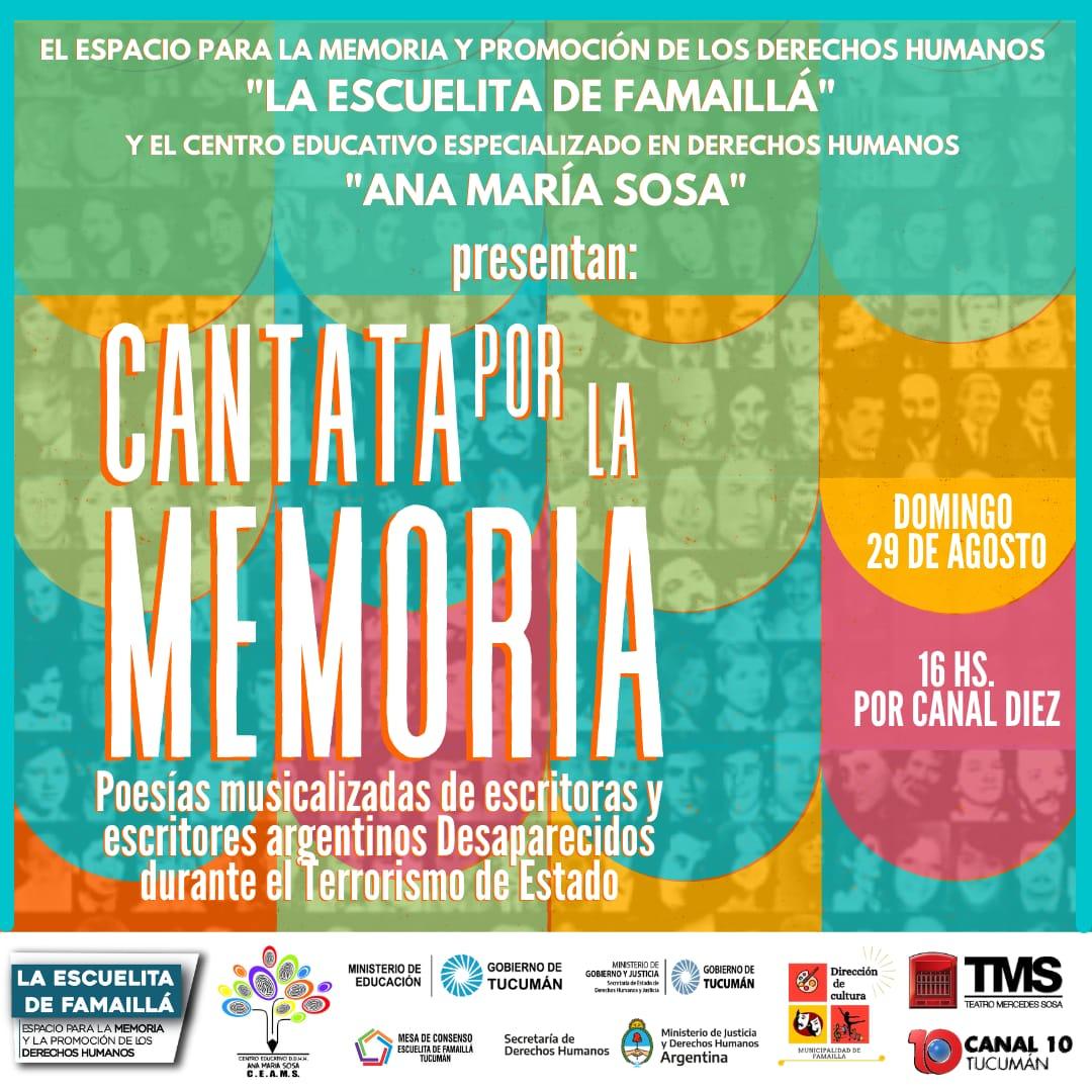En Famaillá, se estrenará una Cantata por la Memoria de los desaparecidos