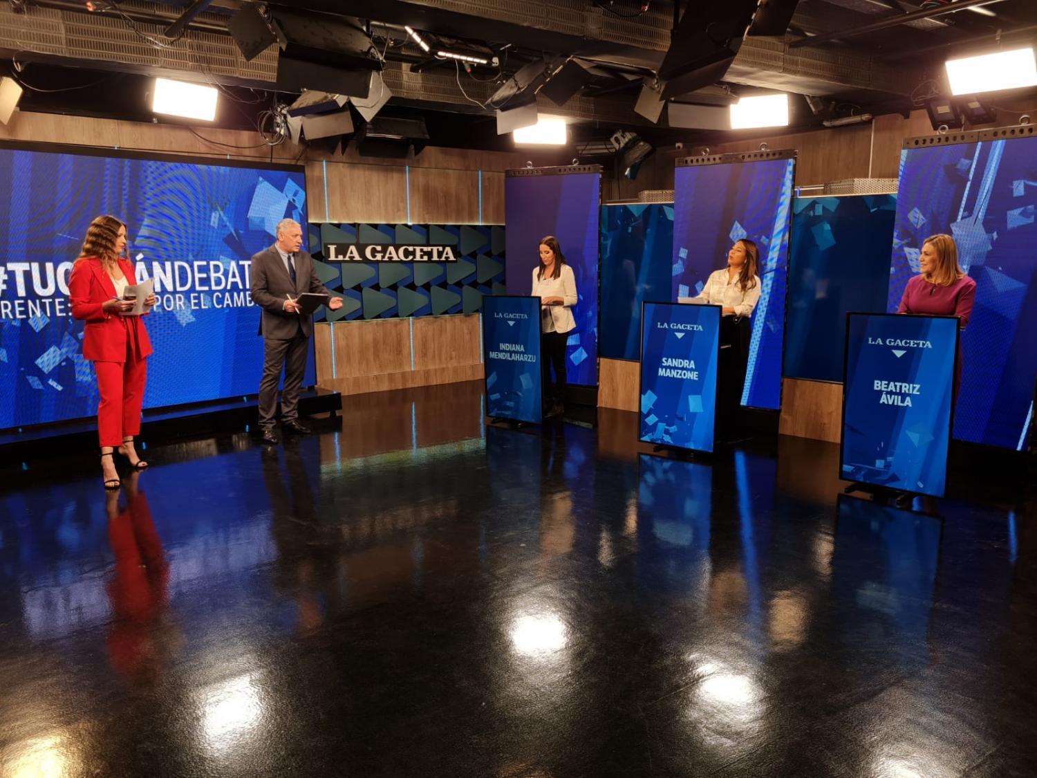 #TucumánDebate: los asesores se convirtieron en hinchas de las precandidatas