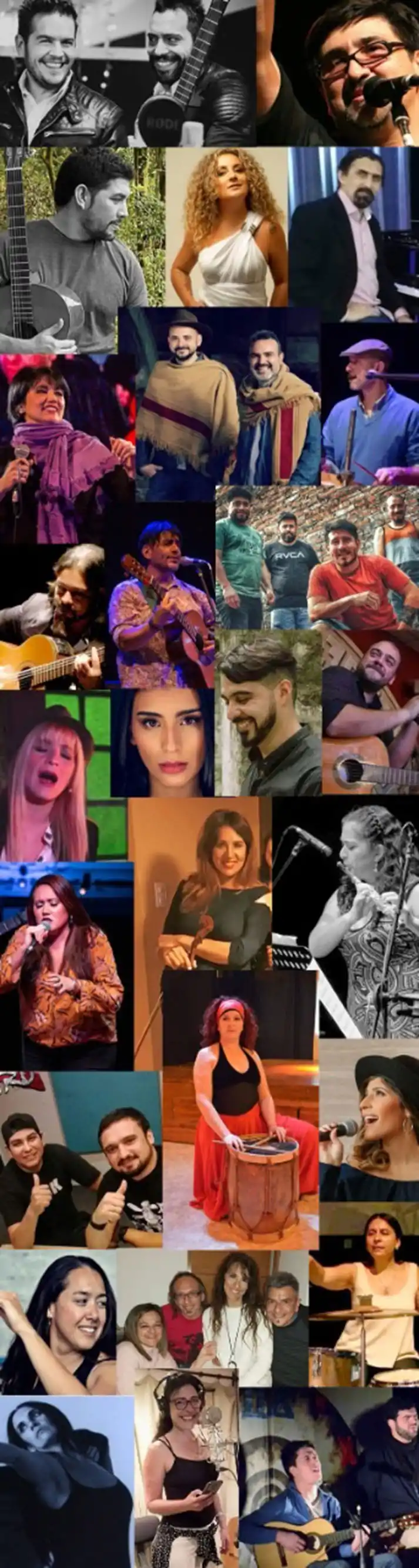 ACOMPAÑADO. El organizador de la velada convocó a un grupo grande de amigos para el recital de esta noche en el teatro San Martín. 