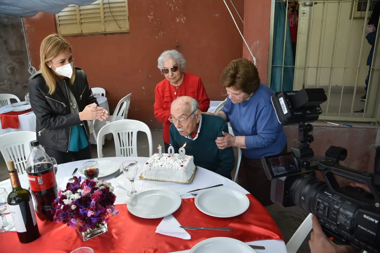 Agustín cumplió 109 años. Foto Municipalidad de San Miguel de Tucumán