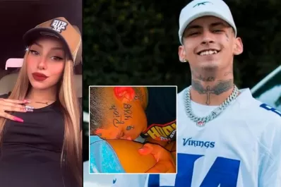 Quién es Tamara Báez, la novia de L-Gante que está embarazada de siete meses