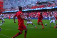 Mirá el golazo de taco del tucumano Canelo en el triunfo de Toluca