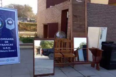 Trancas: recuperan muebles y electrodomésticos robados en un escruche