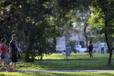 Preparan el parque 9 de Julio para conmemorar la Batalla de Tucumán