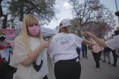 Rossana Chahla: ninguno de nosotros piensa ser candidato testimonial