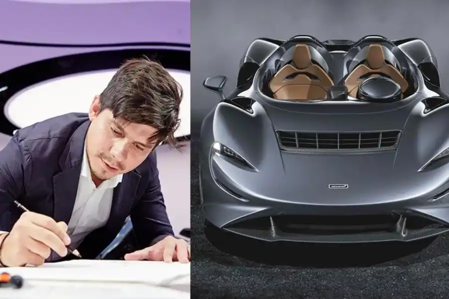 Esteban Palazzo, diseñador tucumano de la marca inglesa de autos McLaren.