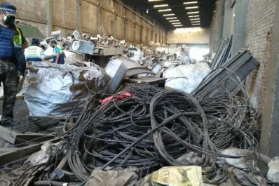 Golpe al mercado negro de metales