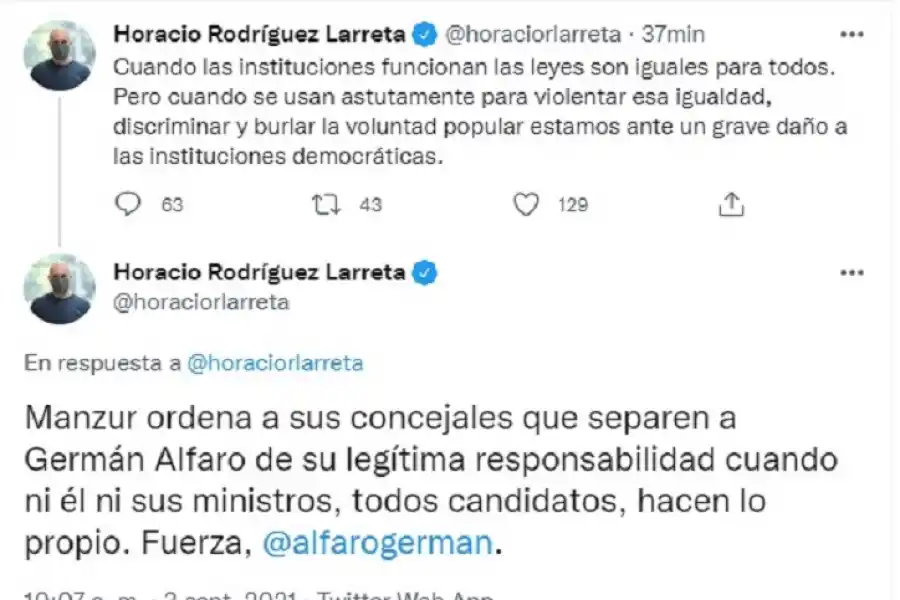 Rodríguez Larreta cargó contra Manzur: estamos ante un grave daño a las instituciones