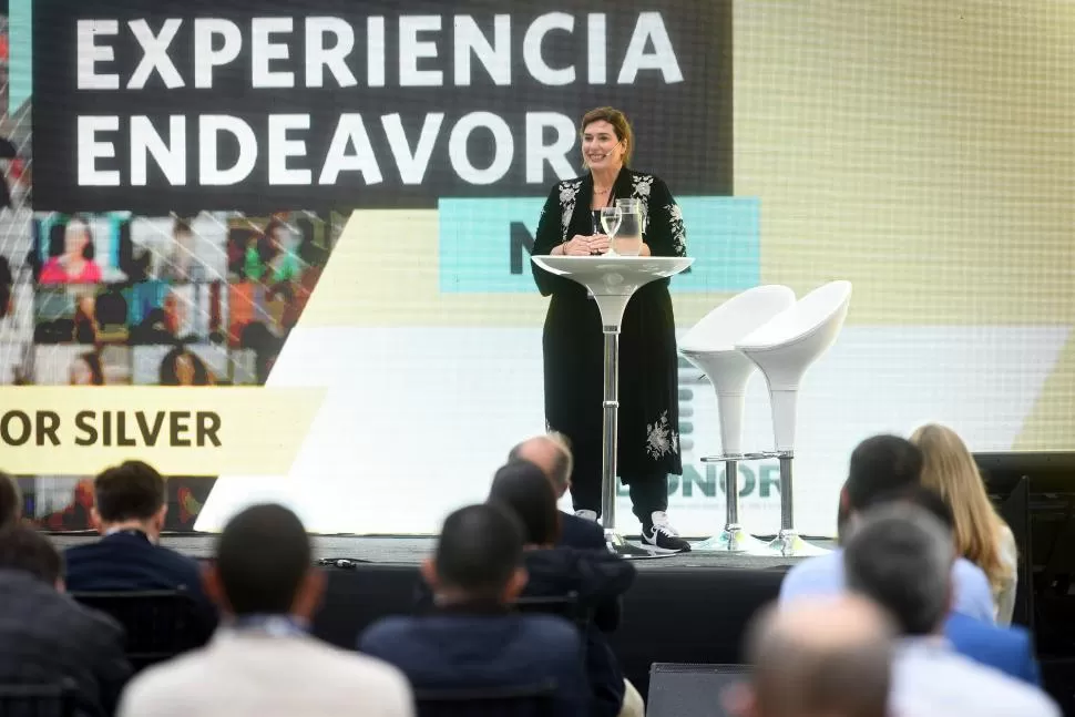 EN YERBA BUENA. Inés Berton fue una de las expositoras del ciclo anterior Experiencia Endeavor NOA, que tuvo como sede a Tucumán. LA GACETA / FOTO DE DIEGO ARAOZ