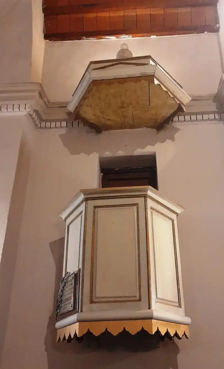 PÚLPITO. Aquí predicaba el desde hoy beato Mamerto Esquiú. 