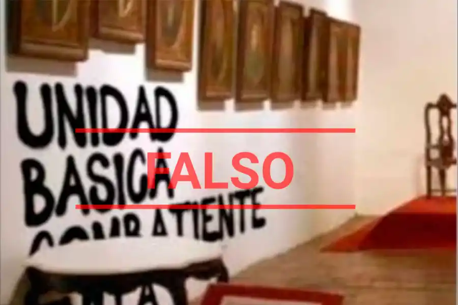 Polémica en la Casa Histórica: ¿es real la foto de las pintadas en el Salón de la Jura?