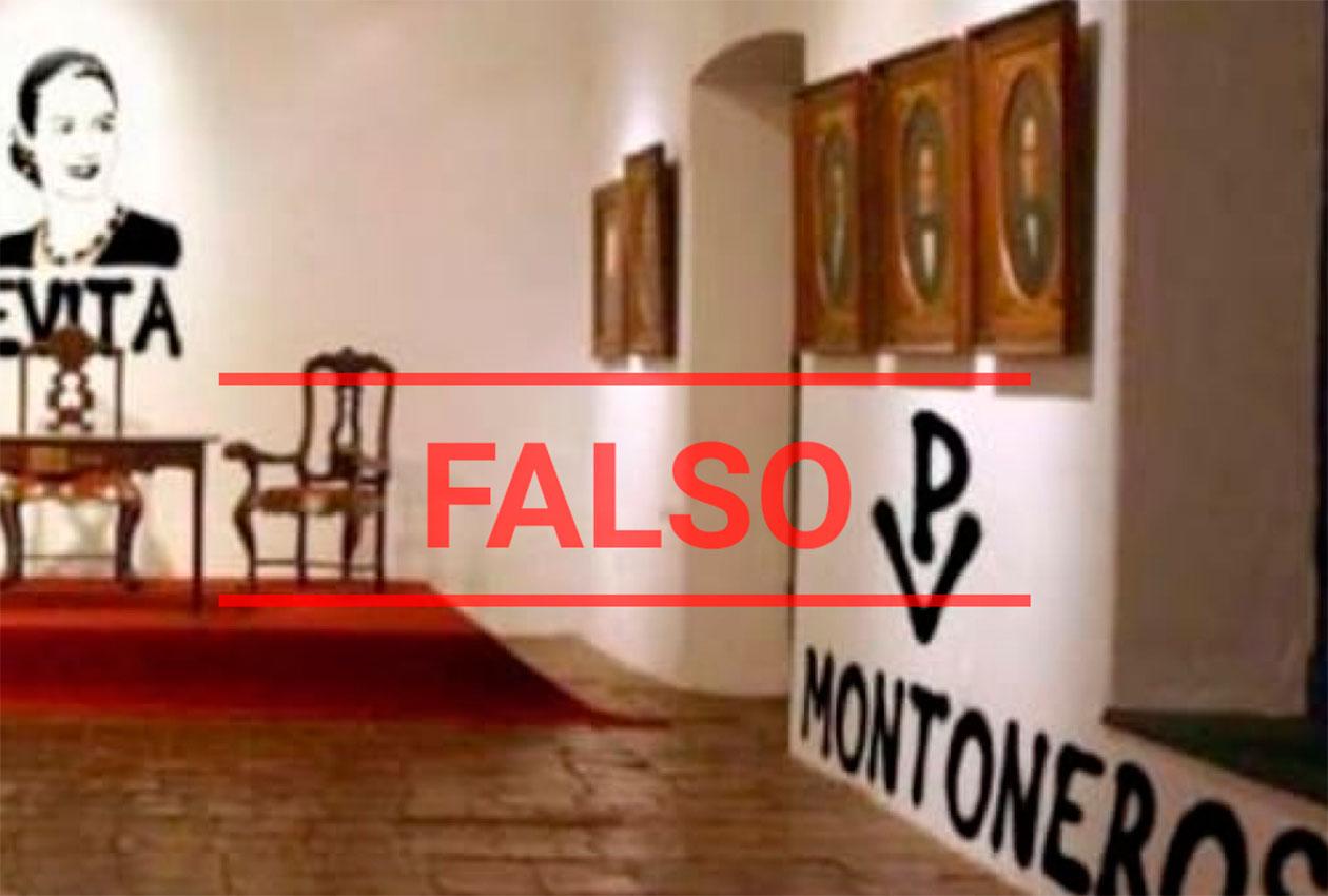 Polémica en la Casa Histórica: ¿es real la foto de las pintadas en el Salón de la Jura?