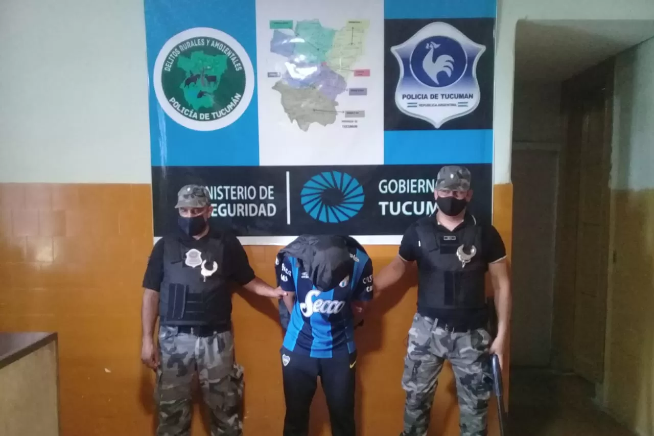 Recapturan a un prófugo. Foto prensa de la Policía de Tucumán