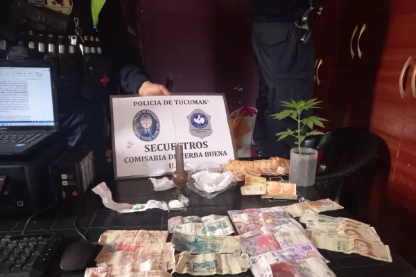 Yerba Buena: en dos allanamientos encontraron marihuana y cocaína