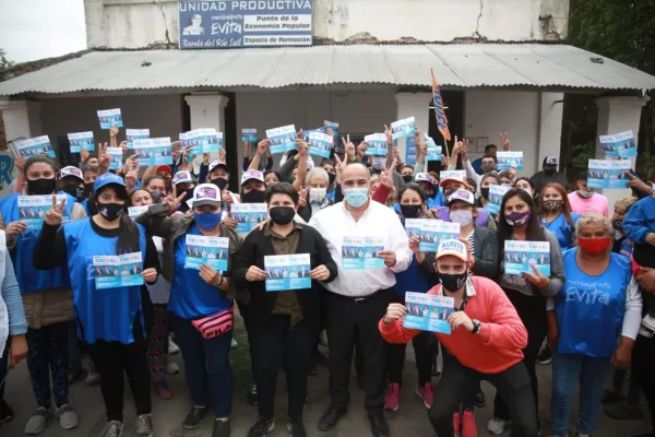 Manzur recorrió las sedes de Lealtad Peronista en Banda del Río Salí
