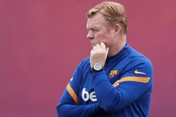 Koeman reconoció que la salida de Messi fue un palo y que Barcelona perdió 30 goles