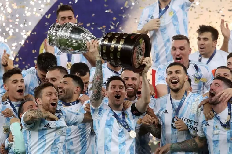 Seleccionado argentino, campeón de la Copa América 