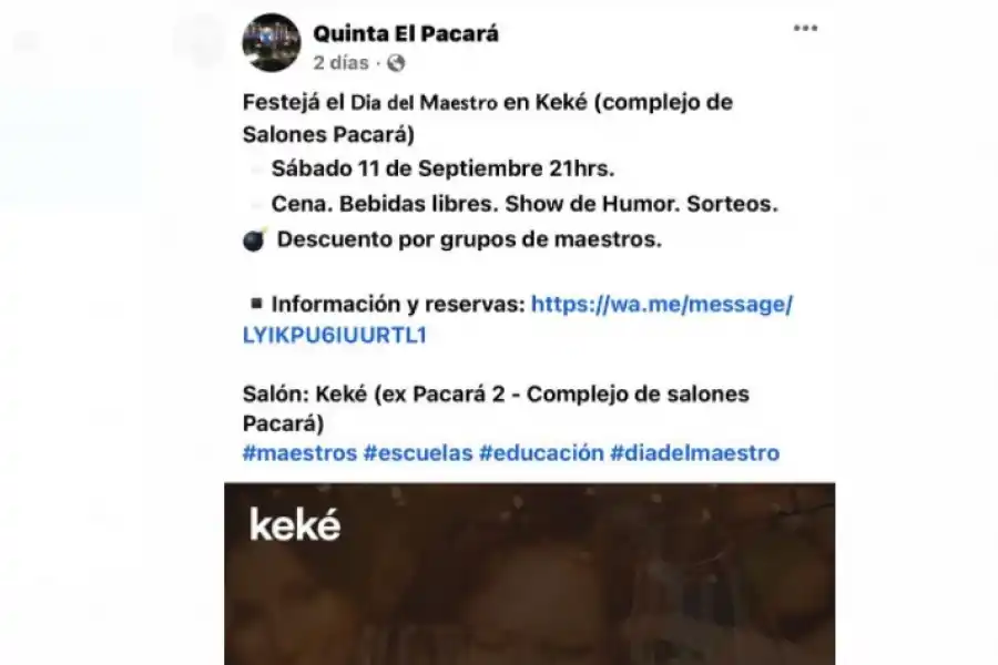 Polémica en Tucumán por un evento anunciado para este sábado, en plena veda electoral