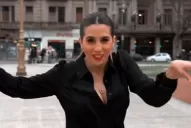 El acalorado cierre de campaña de Cinthia Fernández: en portaligas frente al Congreso