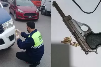 Balearon a un menor que perseguía a sus asaltantes en un patrullero