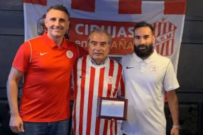 La filial de España de San Martín homenajeó a Jorge López