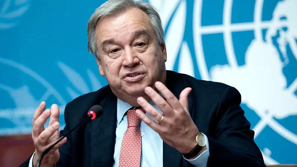 Guterres dijo que es central que la ONU converse con los talibanes para llevar ayuda humanitaria
