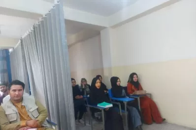 Afganistán: las clases en la universidad