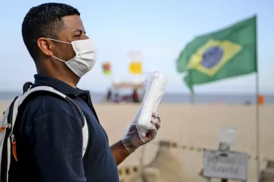 Brasil llegó a los 21 millones de casos de coronavirus