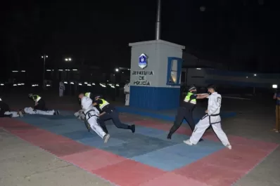 Las mujeres policías llevarán a las calles los conocimientos sobre taekwondo