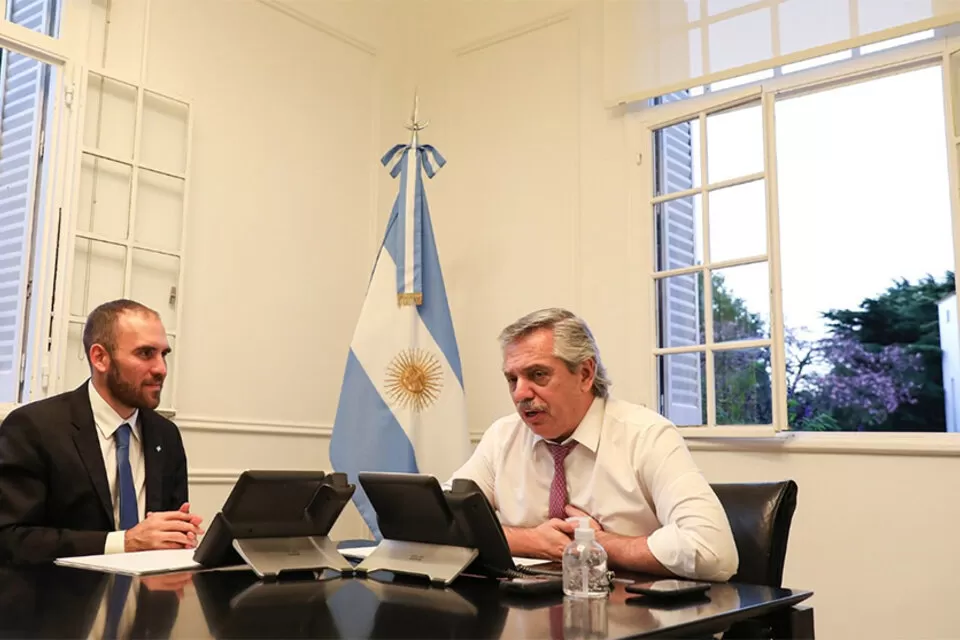 Tras las renuncias, Alberto Fernández se reunió con Martín Guzmán