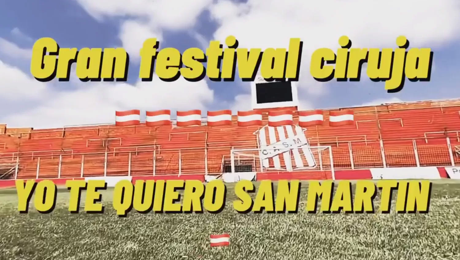 Para palpitar la vuelta a La Ciudadela: festival folclórico de hinchas y de socios de San Martín 