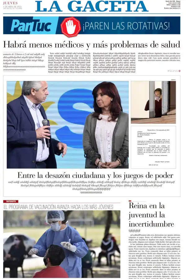 ¡Paren las rotativas! “Estamos con complicaciones para formar médicos” 