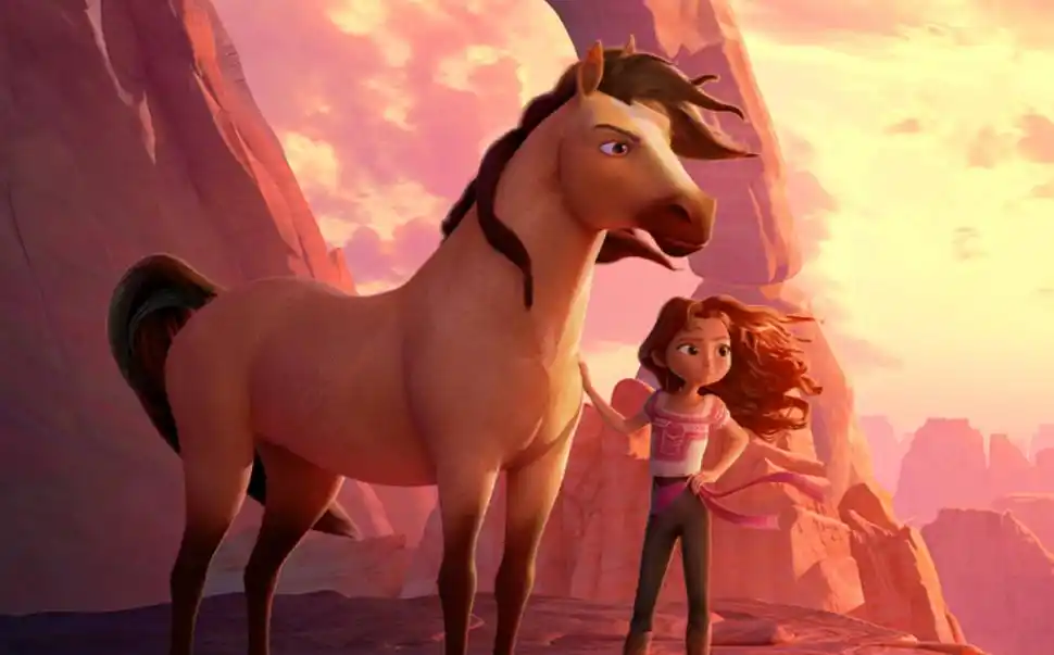 “SPIRIT: EL INDOMABLE”. El vínculo de una niña con un caballo salvaje.