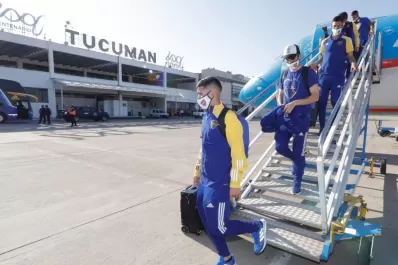 La llegada de Boca a Tucumán: pasión, alegría, y una novia