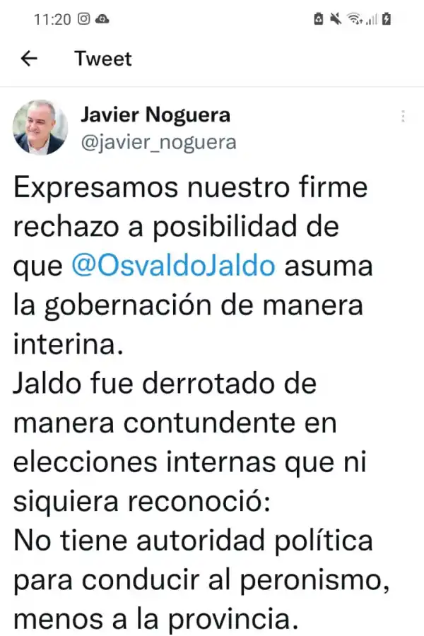 El manzurismo dice que Jaldo no puede quedar a cargo del PE y el jaldismo resiste la embestida