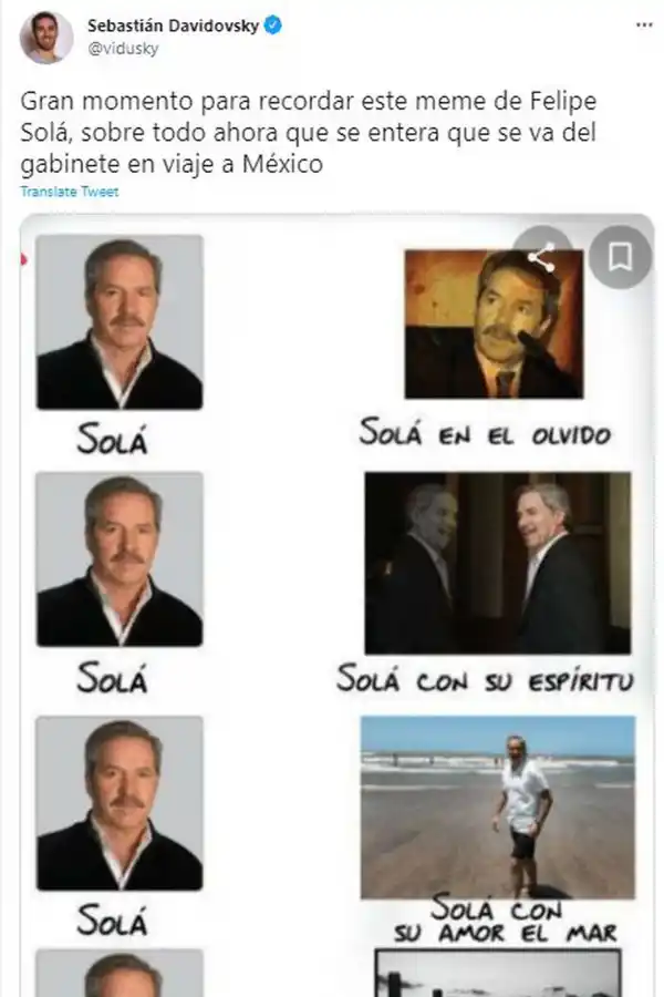 Los memes del nuevo Gabinete le apuntaron a Juan Manzur y a Felipe Solá