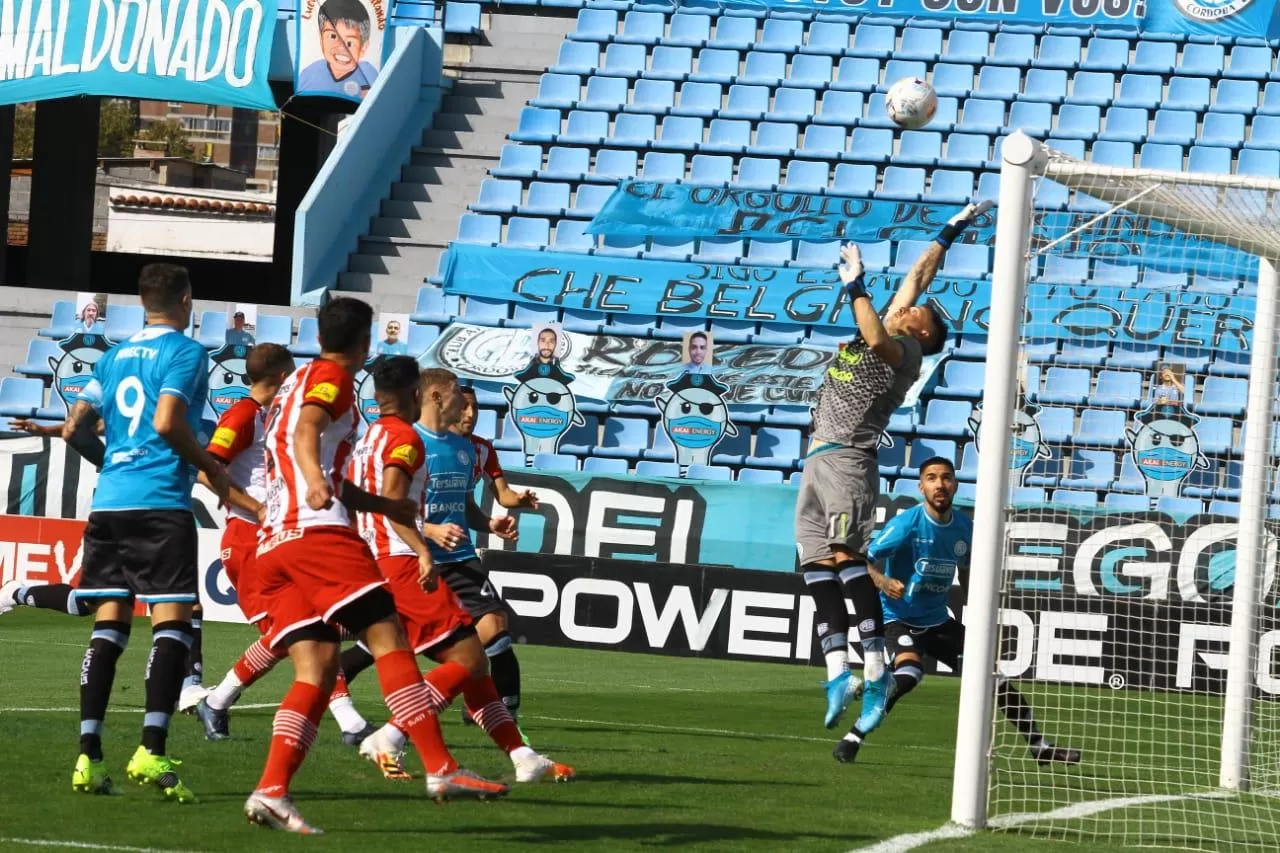 BUENOS RECUERDOS. En el último cruce, San Martín venció a Belgrano en Córdoba con gol de Juan Imbert.