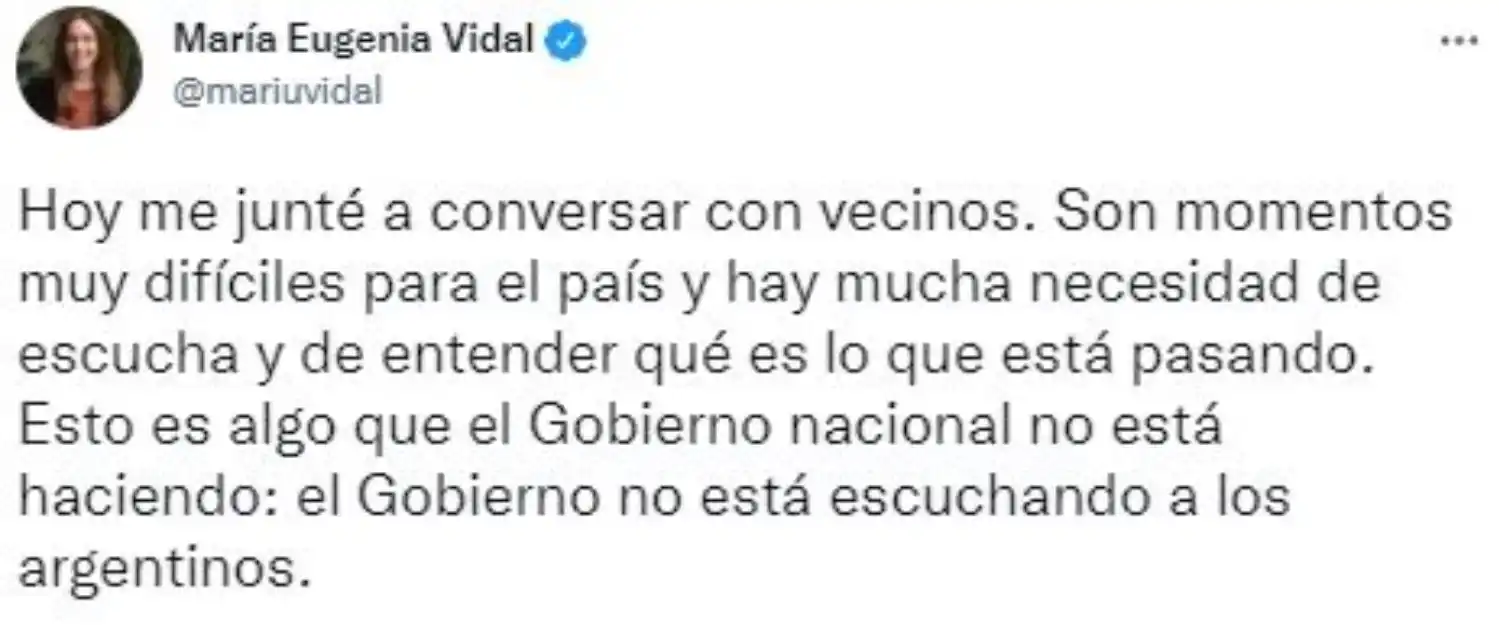 Foto tomada de Twitter: @mariuvidal