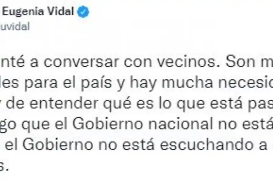 Foto tomada de Twitter: @mariuvidal