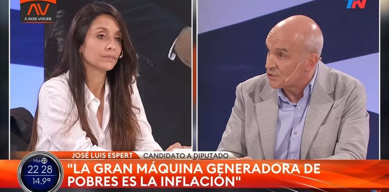 José Luis Espert: Perón está muerto y la gente está cagada de hambre