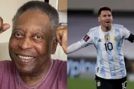 Pelé felicitó a Lionel Messi por su récord como goleador sudamericano