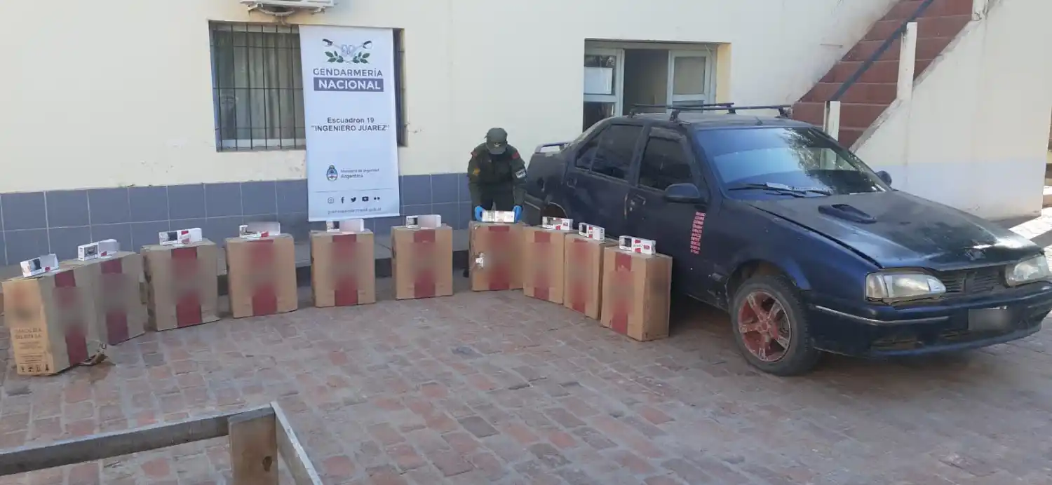 Gendarmes  impidieron el ingreso de 9.500 atados de cigarrillos ilegales