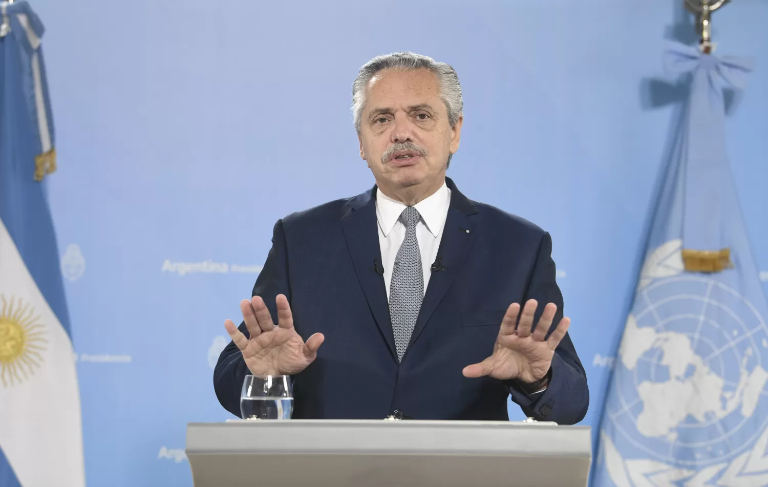 ALBERTO FERNÁNDEZ. Foto de Presidencia de la Nación