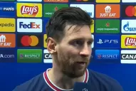 La alegría de Messi tras el festejo: tenía ganas de marcar