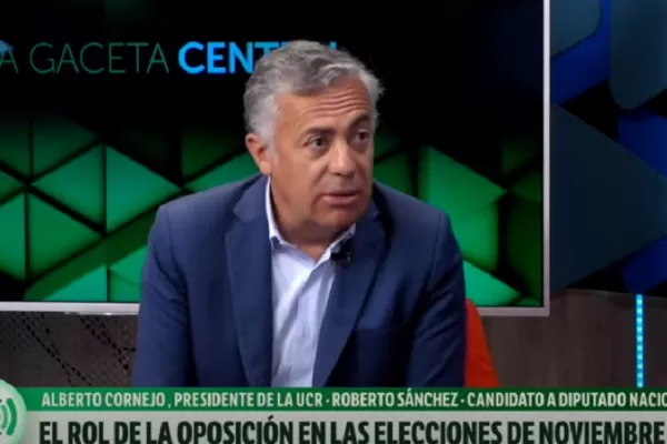 Alfredo Cornejo opinó sobre la llegada de José Luis Espert a Juntos por el Cambio