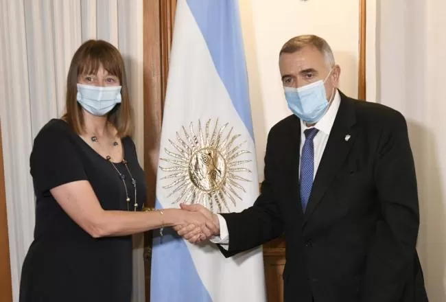 Jaldo recibió a la embajadora de Polonia en Casa de Gobierno