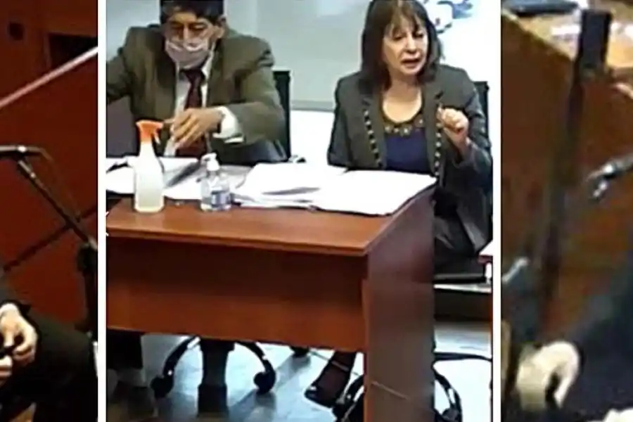 FISCALÍA. La representante del Ministerio Público reprochó la conducta de Mauro Gabriel Díaz Cáceres y de Nicolás Javier González Montes de Oca.