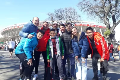 Superclásico: así llegaron los hinchas al Monumental