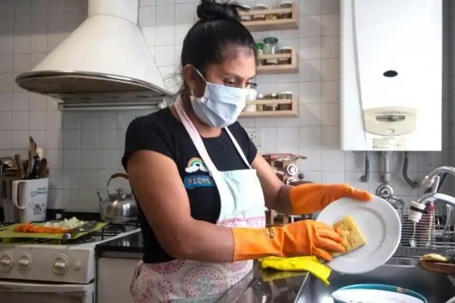 REGISTRADAS. Es una propuesta que alcanza a 1,2 millón de trabajadoras. 