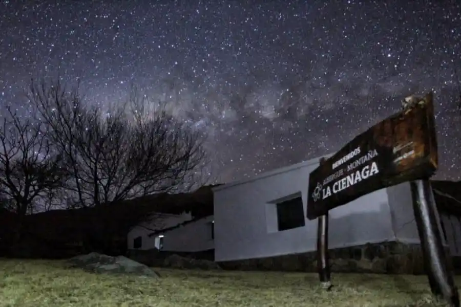 BAJO LAS ESTRELLAS. La noche es incomparable en La Ciénaga, con el cielo despejado. 